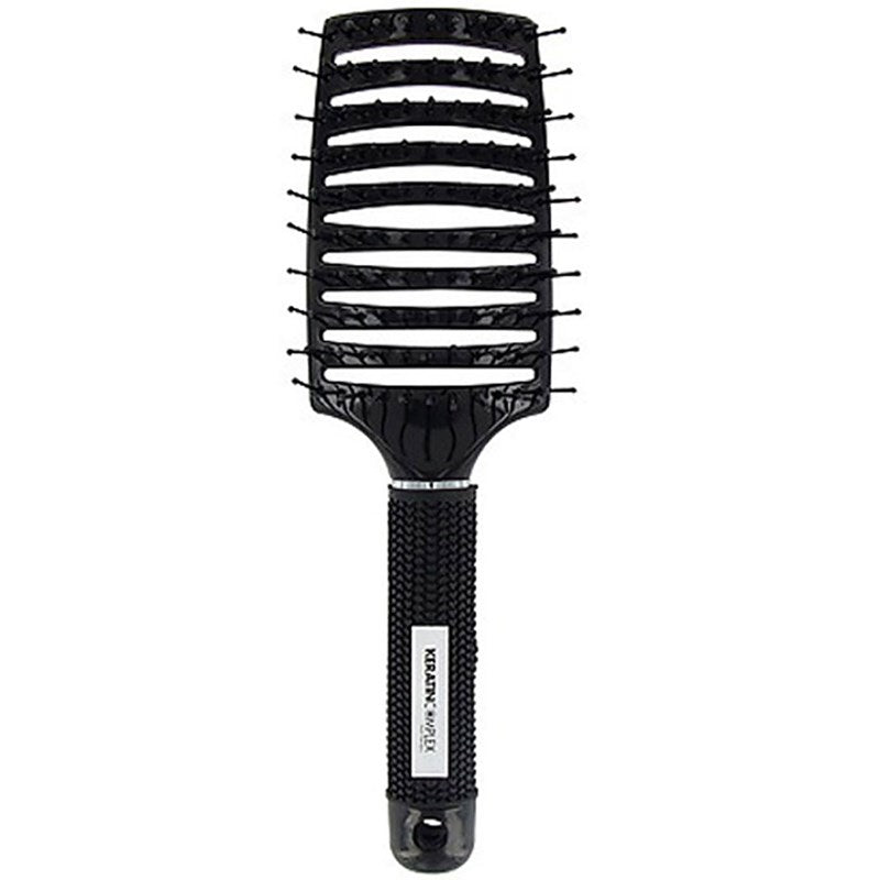 Keratin Complex Keratin Complex Curved Vent Brush - # Black Combs & Brushes White Smoke