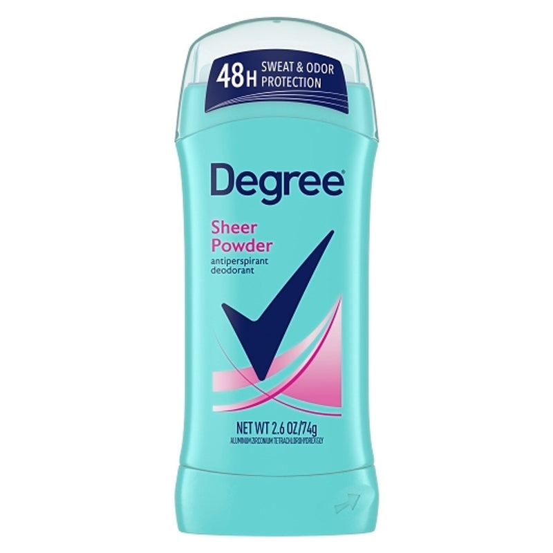 Degree Degree Dry Protection Sheer Powder Antiperspirant Deodorant 2.6 Oz Deodorant & Anti-Perspirant Medium Aquamarine