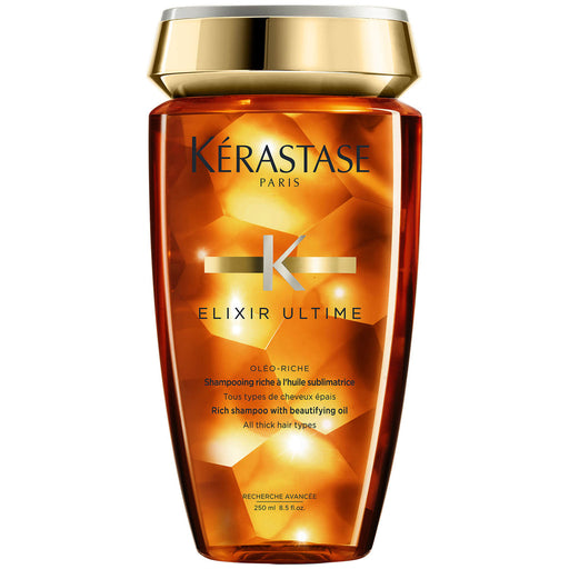 Kerastase Kerastase Elixir Ultime Oleo Riche Shampoo For Thick Hair Types 8.5 Oz Shampoo White Smoke