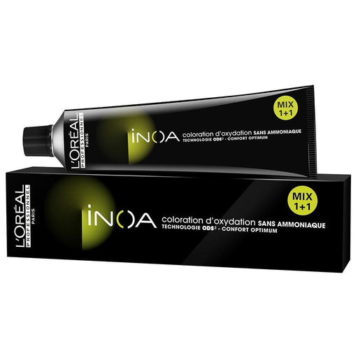 0 Loreal Professionnel Paris Inoa 5.4/5C Light Brown Copper ODS2 Ammonia-Free Permanent Haircolor 2.1 Ounce 60 Gram Work Lights Black