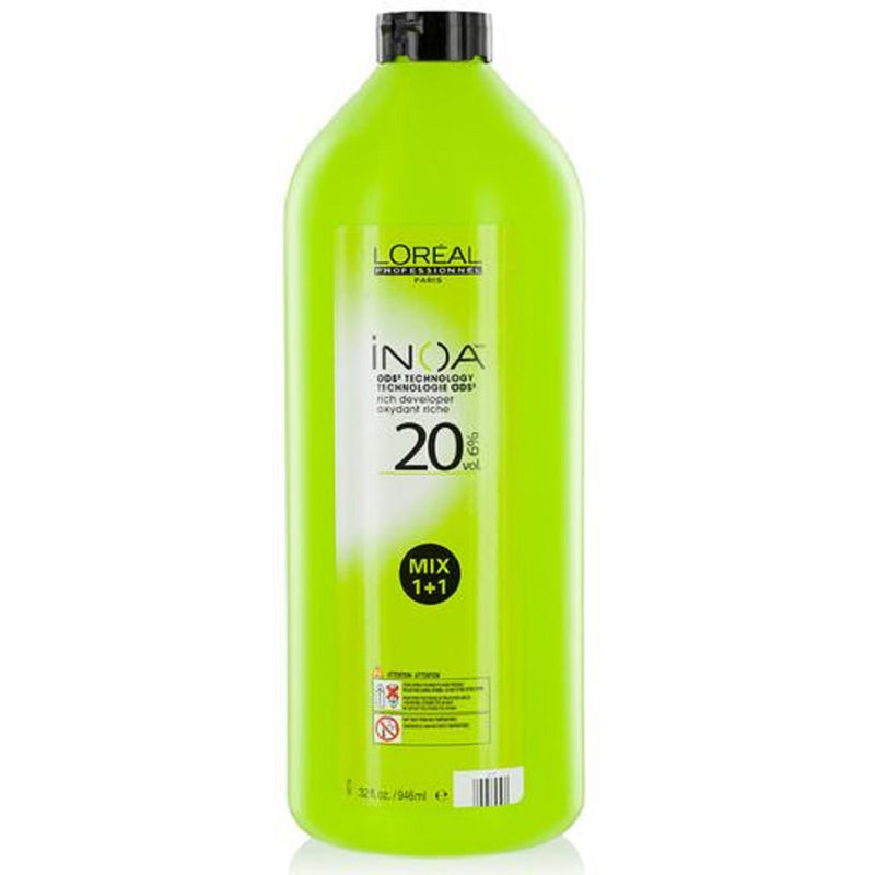 L'Oreal Paris L'Oreal Paris Inoa Rich Developer 20 Volume 32 Oz Health & Beauty Yellow Green