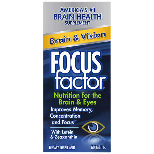 Focus Factor Focus Factor Tb 60 Es Vitamins & Supplements Midnight Blue