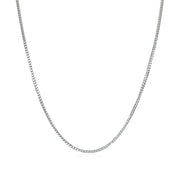 Bids.com 14k White Gold Franco Chain 0.9mm Necklaces White Smoke 16 / White Gold,18 / White Gold,20 / White Gold,One / White Gold