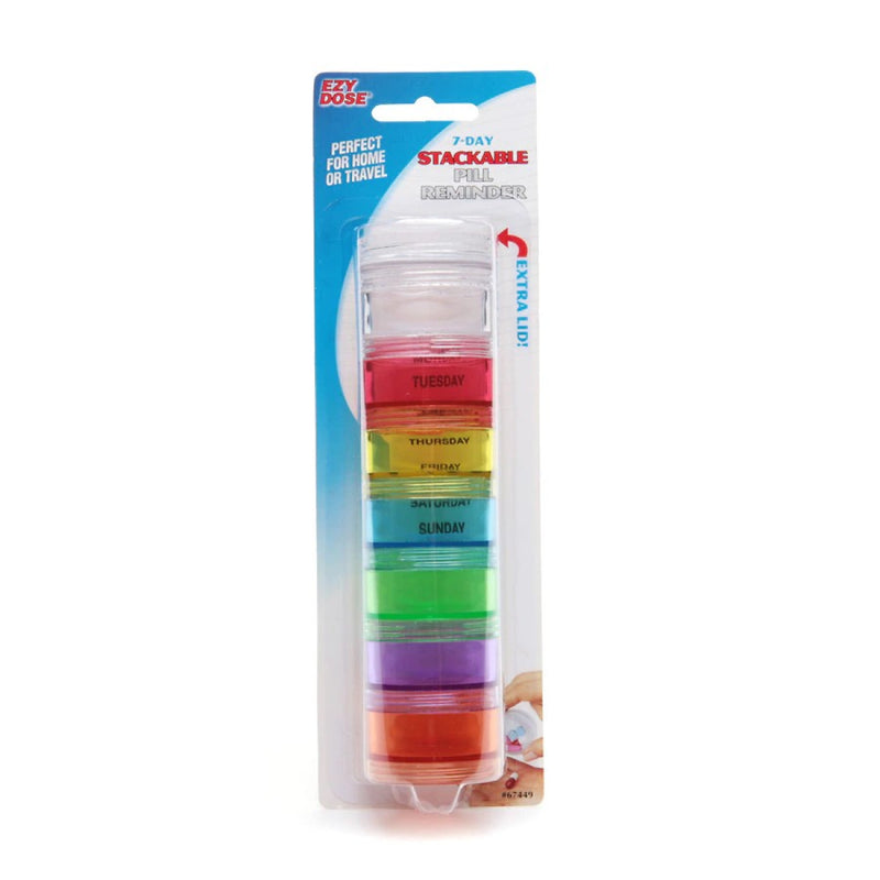 Ezy Dose Ezy Dose 7 Day  Stackable Pill Reminder Personal Care Lavender