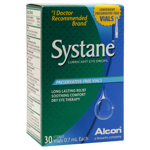 Systane Systane Lubricant Eye Drops Vials Eye Drops & Lubricants Dark Slate Gray