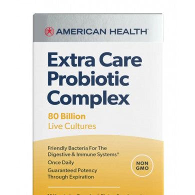 American Health American Health Extra Care Probiotic Complex, 15 Capsules Vitamins & Supplements White Smoke