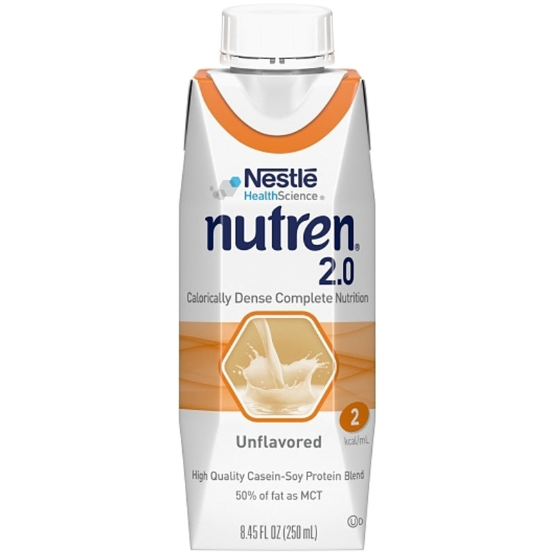 Nestle Nutren 2.0 Lq 24x250Ml  Unflavored Fitness & Nutrition White Smoke