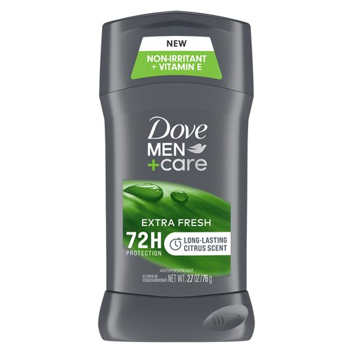 Dove Dove Men Care Men+Care Antiperspirant Deodorant Stick Extra Fresh 2.7 Oz Deodorant & Anti-Perspirant Dim Gray
