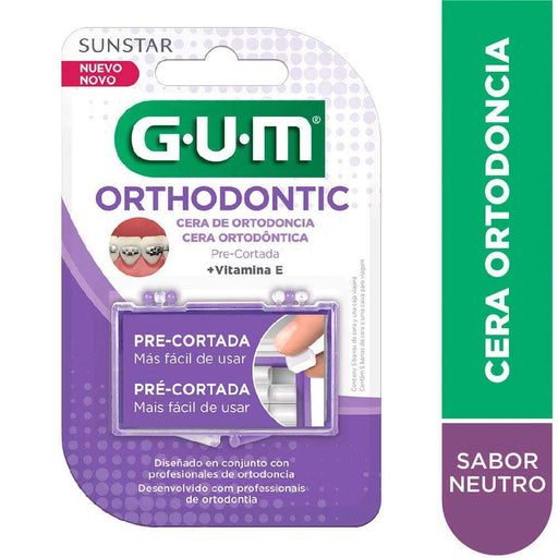 GUM GUM Ortho Orthodontic Wax Candy & Chocolate White Smoke