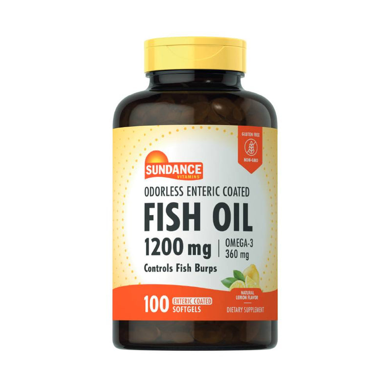 Sundance Sundance Vitamins Odorless Fish Oil - Omega-3 Softgels, 100 Tabs Vitamins & Supplements White Smoke