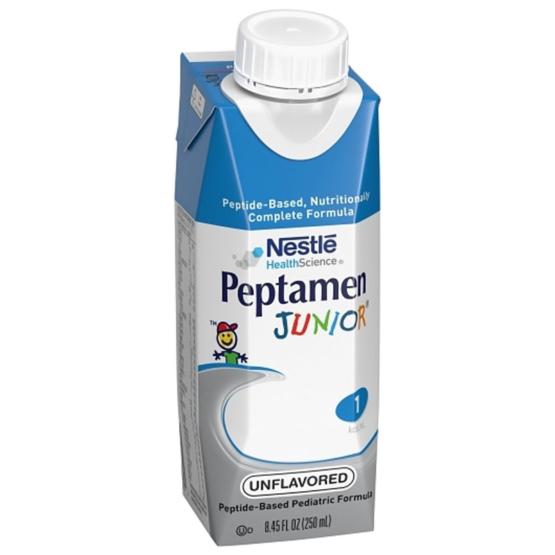 Peptamen Peptamen Nestle Healthcare Nutrition Junior Unflavored 250ml 8 Ounce Can Medical Supplies White Smoke