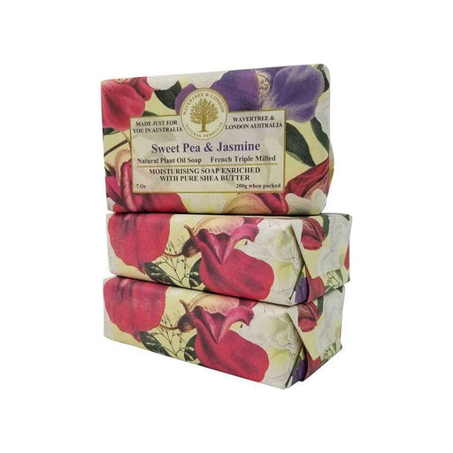 Wavertree & London Wavertree & London Sweet Pea & Jasmine Soap 7 Oz Bar Soap Tan