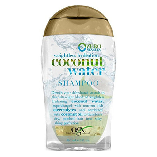 OGX OGX Weightless Hydration Coconut Water Hair Shampoo, 3 Oz Shampoo White Smoke