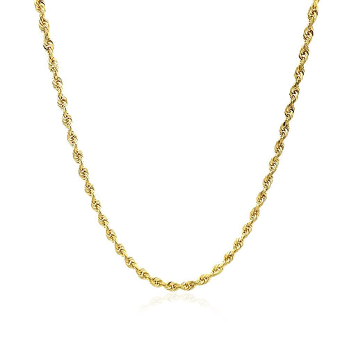 Bids.com 2.5mm 10k Yellow Gold Solid Diamond Cut Rope Chain Necklaces White Smoke 16 / Yellow Gold,18 / Yellow Gold,20 / Yellow Gold,22 / Yellow Gold,24 / Yellow Gold,30 / Yellow Gold,One / Yellow Gold