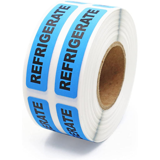 CeilBlue CeilBlue Apothecary Products Reagent Label Refrigerate W/ Black Text Stationery White Smoke