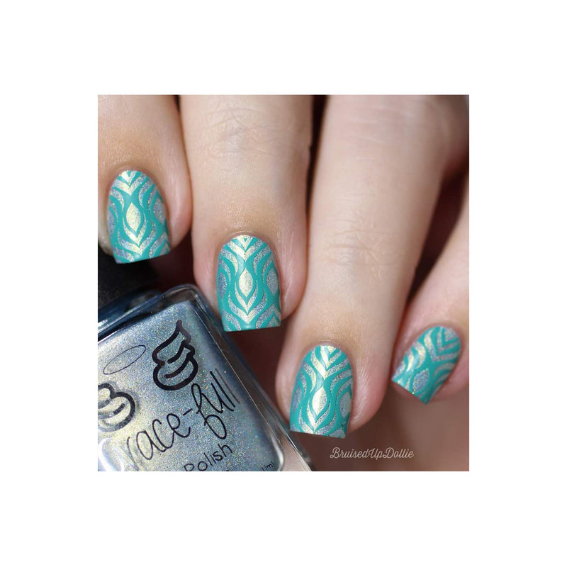 UberChic Beauty Collection 24 Stamping Plate Rosy Brown