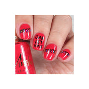 UberChic Beauty Happy Christmas, (Christmas-04) Stamping Plate Rosy Brown