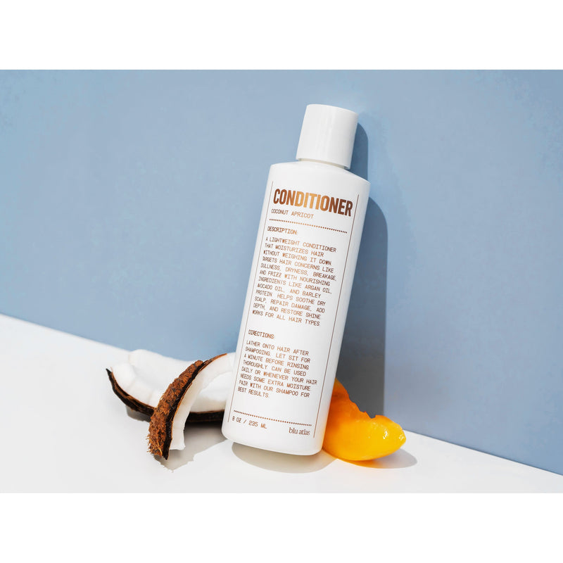 Blu Atlas Natural Conditioner Hair Dark Gray Classic / 8oz,Classic / 16oz,Classic / 32oz,Santal Cedar / 8oz,Coconut Apricot / 8oz,Coconut Apricot / 16oz,Coconut Apricot / 32oz