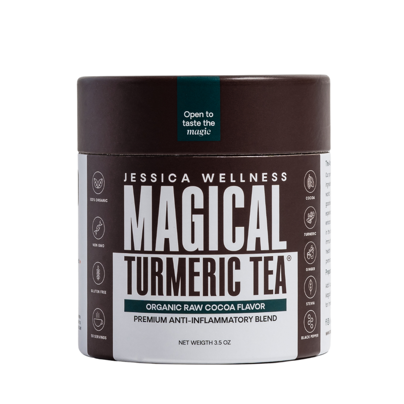 Jessica Wellness Shop Magical Turmeric Tea Cocoa Dark Slate Gray