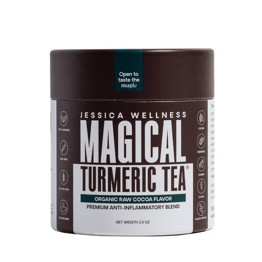 Jessica Wellness Shop Magical Turmeric Tea Cocoa Dark Slate Gray
