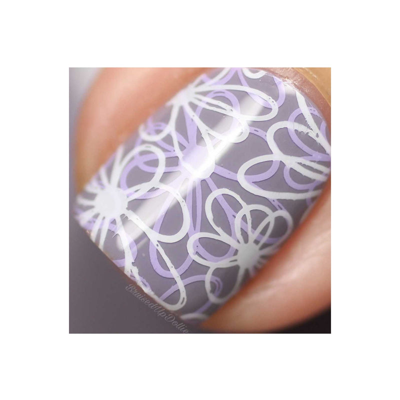 UberChic Beauty Collection 17 Stamping Plate Dark Gray