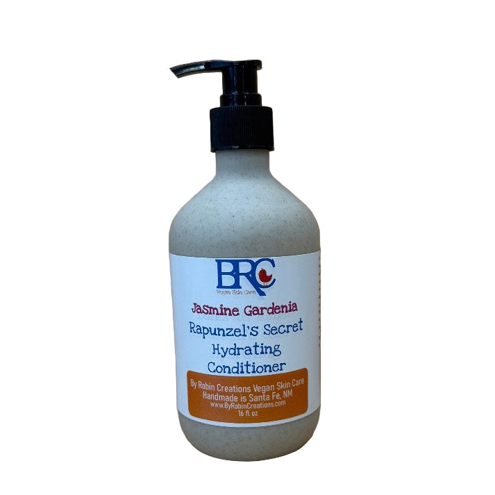 By Robin Creations Rapunzel's Secret Deep Moisture Hair Conditioner Hair, Brows & Eyelashes White Smoke Lemongrass Eucalyptus / 16 oz Biodegradable Pump Bottle,Jasmine-Gardenia / 16 oz Biodegradable Pump Bottle,Lavender-Pine / 16 oz Biodegradable Pump Bottle,Coconut & Vanilla / 16 oz Biodegradable Pump Bottle,Frosty Balsam Pine / 16 oz Biodegradable Pump Bo