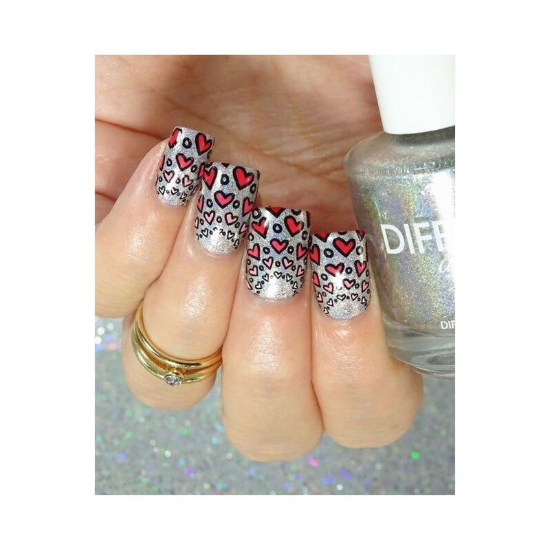 UberChic Beauty Love and Marriage-03 Stamping Plate Rosy Brown