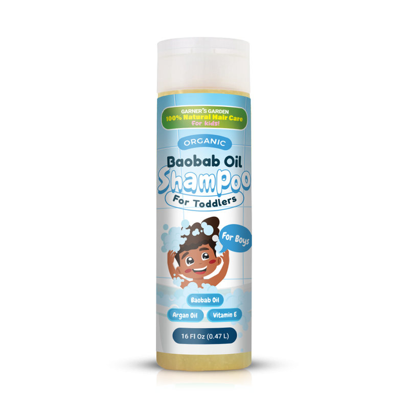 Garner's Garden Organic Baobab Oil Toddler Shampoo Baby Care White Smoke Baobab Toddler Shampoo Boys / 16oz