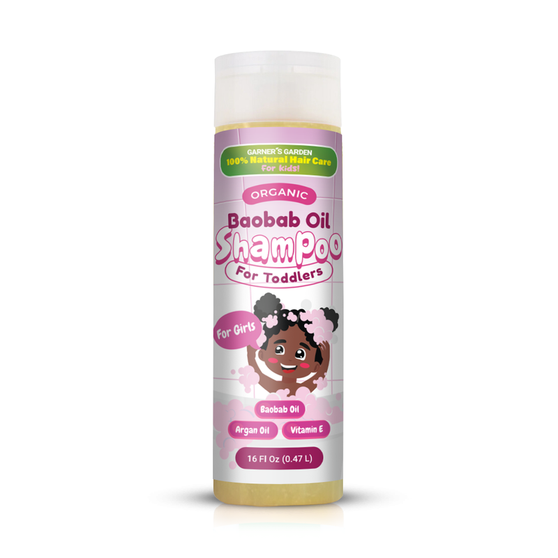 Garner's Garden Organic Baobab Oil Toddler Shampoo Baby Care White Smoke Baobab Toddler Shampoo Girls / 16oz