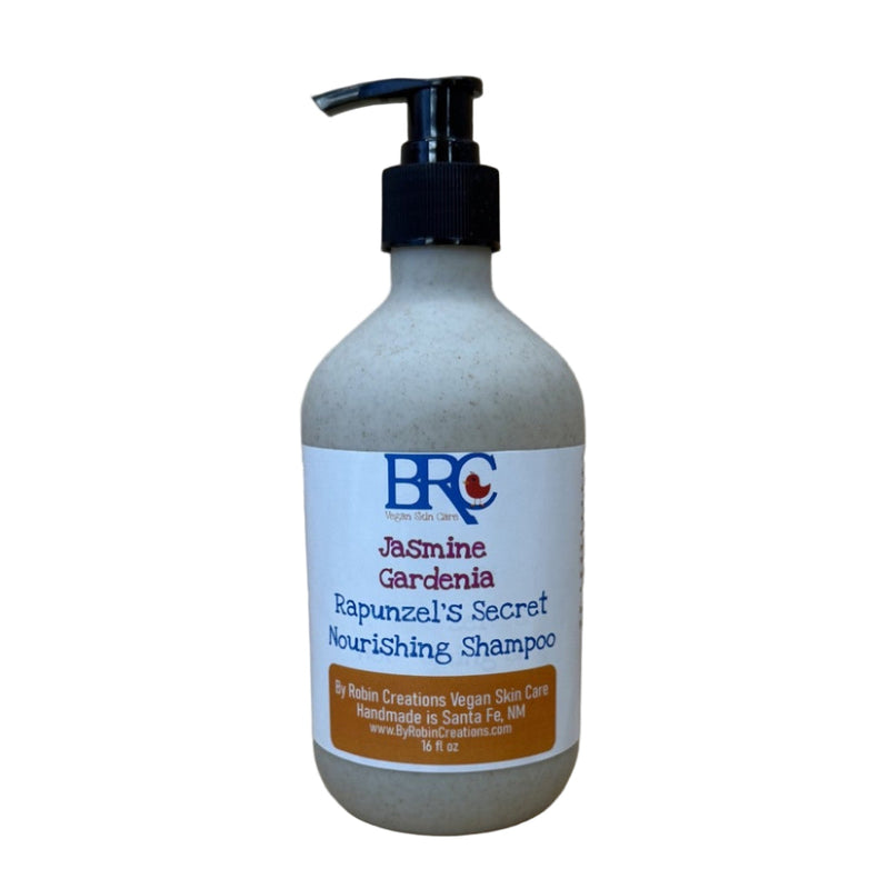 By Robin Creations Rapunzel's Secret Sulfate-Free Moisturizing Shampoo Hair, Brows & Eyelashes White Smoke Lemongrass Eucalyptus / 16 oz Biodegradable Pump Bottle,Jasmine-Gardenia / 16 oz Biodegradable Pump Bottle,Lavender-Pine / 16 oz Biodegradable Pump Bottle,Coconut & Vanilla / 16 oz Biodegradable Pump Bottle,Frosty Balsam Pine / 16 oz Biodegradable Pump Bo