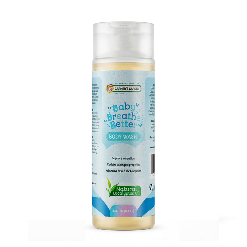 Garner's Garden Breathe Better Baby Wash Body Wash Lavender 16oz