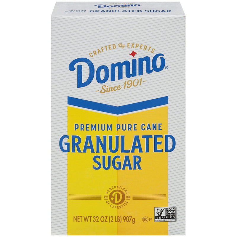 Domino Domino Sugar, Granulated, Premium Pure Cane 32 Oz Sugar & Sweeteners Light Gray