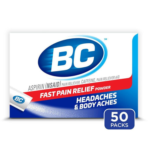 BC BC Powder Max Strength Stick Packs – 50 ct Packets – High Potency Fast Pain Relief Medicine & Drugs White Smoke