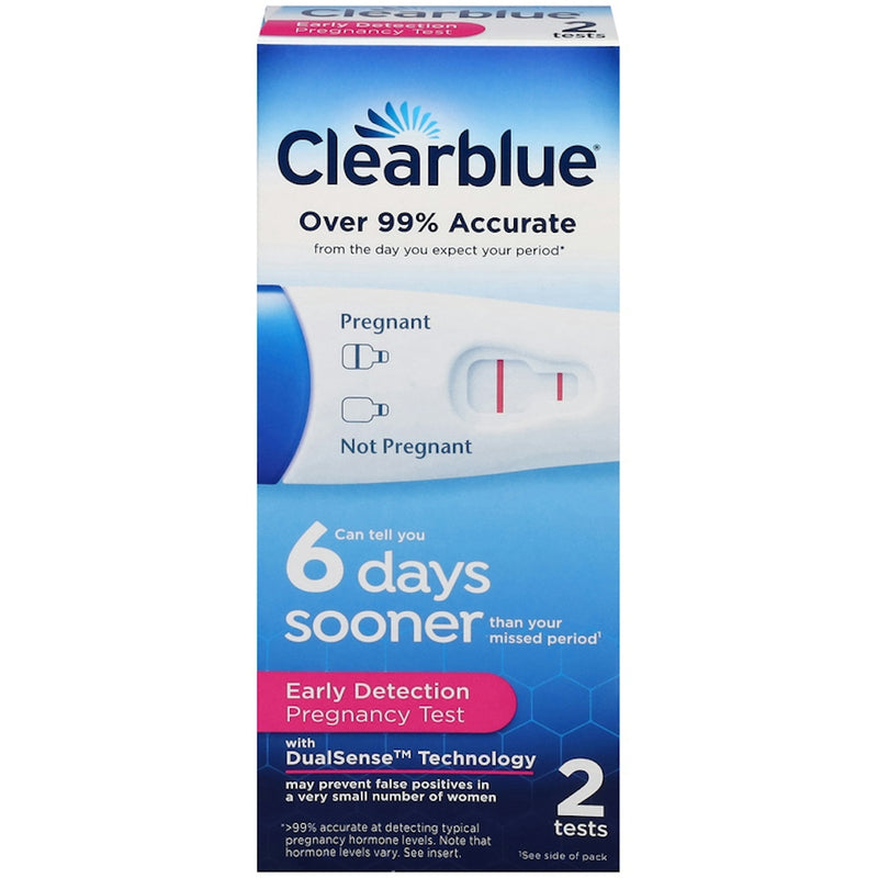 Clearblue Clearblue Early Detection Pregnancy Test Pregnancy Tests Light Gray