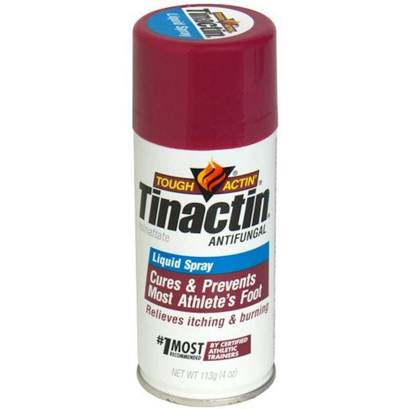 Tinactin Tinactin Athlete's Foot Antifungal Treatment Liquid Spray, 5.3 Oz Can Health & Beauty White Smoke