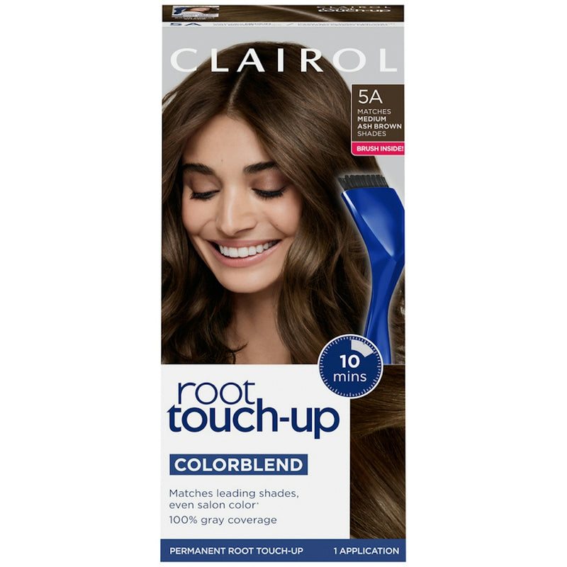 Clairol Clairol Nice 'n Easy Root Touch-Up - 5A Medium Ash Brown Kit Hair Color Black