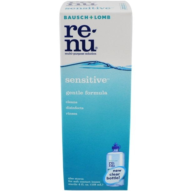 ReNu ReNu Sensitive Multi-Purpose Solution, For Soft Contact Lenses Personal Care Gray