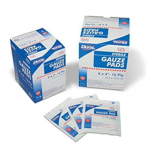Cramer Cramer Gauze 12 Ply St 3X3″ 100 Pads Antiseptics & Cleaning Supplies White Smoke