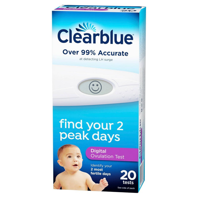 Clearblue Clearblue Digital Ovulation Test, 20 Tests Ovulation Tests White Smoke