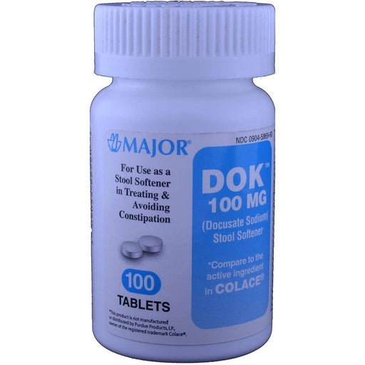 Major Pharmaceuticals Dok Tb 100 Mg 100 Health & Beauty Medium Purple