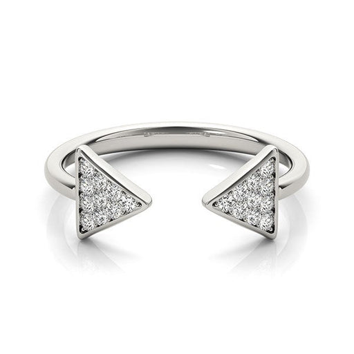 Bids.com 14k White Gold Diamond Arrowhead Open Ring (1/5 cttw) Rings White Smoke 3 / White Gold,3.5 / White Gold,4 / White Gold,4.5 / White Gold,5 / White Gold,5.5 / White Gold,6 / White Gold,6.5 / White Gold,7 / White Gold,7.5 / White Gold,8 / White Gold,8.5 / White Gold,9 / White Gold