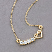 Bids.com 0.24 Carat Genuine Aquamarine .925 Sterling Silver Necklace Necklaces Dark Gray size 18.00