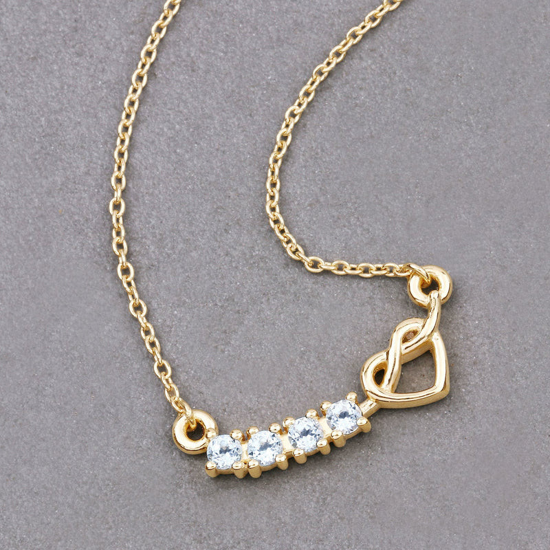 Bids.com 0.24 Carat Genuine Aquamarine .925 Sterling Silver Necklace Necklaces Dark Gray size 18.00