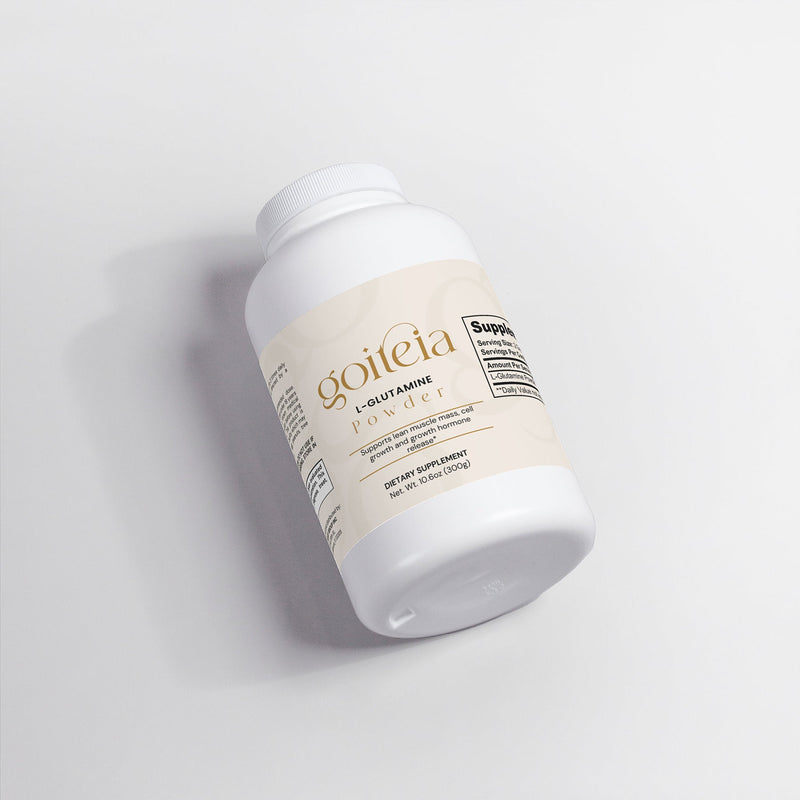 Goiteia Goiteia L-Glutamine Powder 10.6 Oz (300g) Amino Acids & Blends Light Gray
