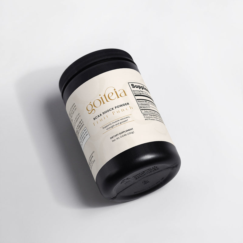 Goiteia Goiteia BCAA Shock Powder (Fruit Punch) 0.64lb (292g) Amino Acids & Blends Light Gray