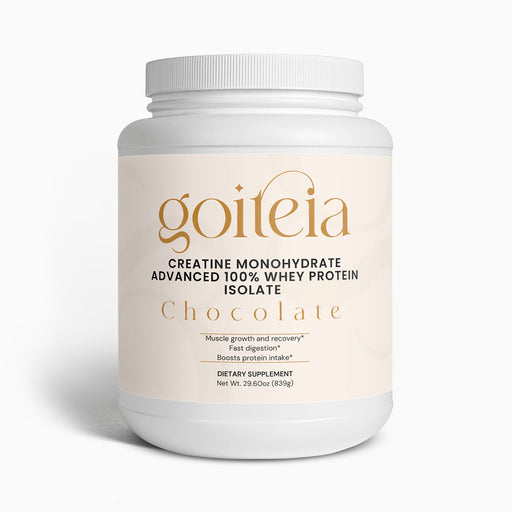 Goiteia Goiteia Advanced 100% Whey Protein Isolate (Chocolate) 29.60 oz./839 g Proteins & Blends White Smoke
