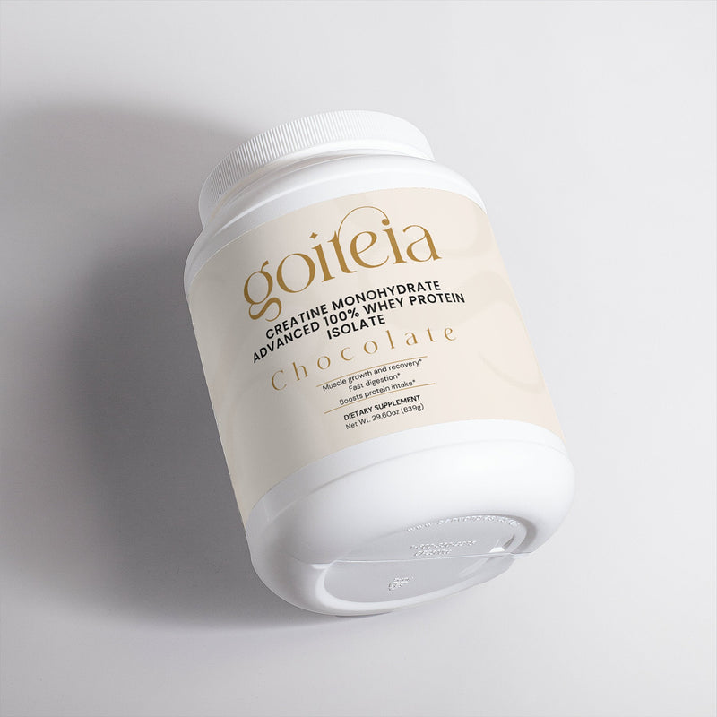 Goiteia Goiteia Advanced 100% Whey Protein Isolate (Chocolate) 29.60 oz./839 g Proteins & Blends Lavender