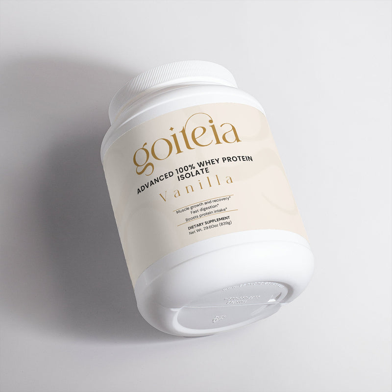 Goiteia Goiteia Advanced 100% Whey Protein Isolate (Vanilla) 28.40 oz./805g Proteins & Blends Lavender