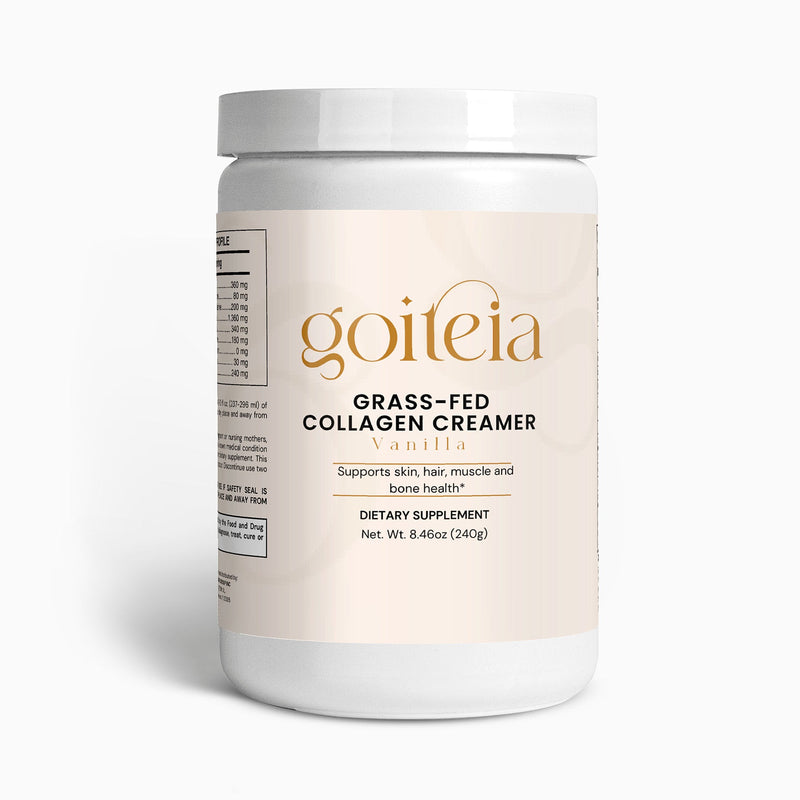 Goiteia Goiteia Grass-Fed Collagen Creamer (Vanilla) 8.46 Oz (240g) Proteins & Blends White Smoke