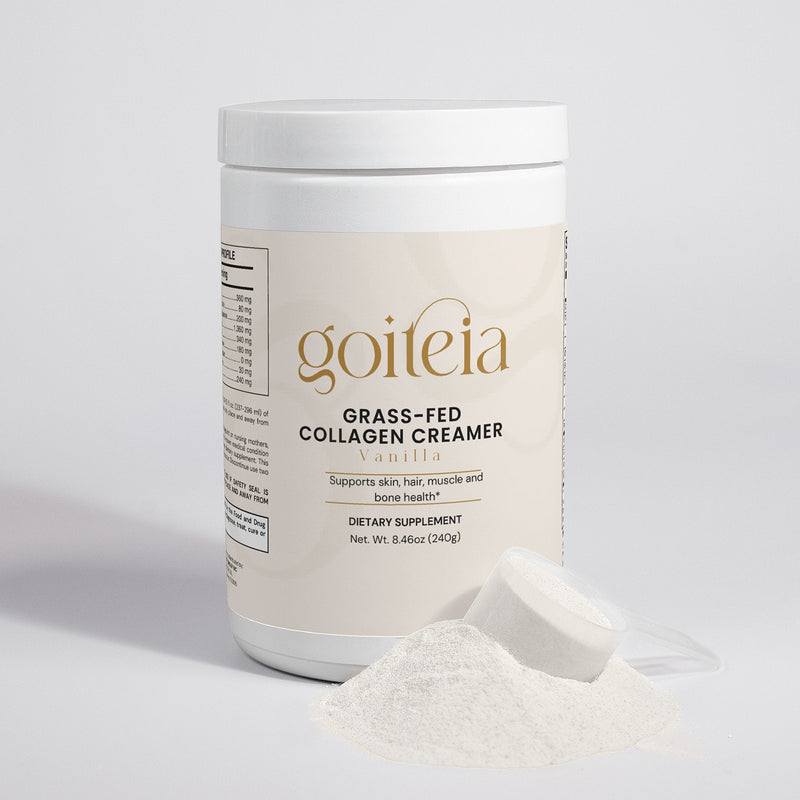 Goiteia Goiteia Grass-Fed Collagen Creamer (Vanilla) 8.46 Oz (240g) Proteins & Blends Light Gray